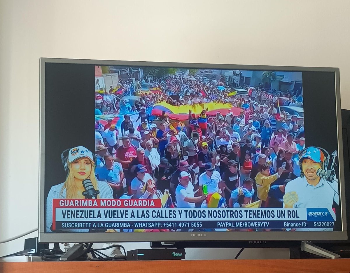 Vamos Venezuela!!! espectacular, se está perdiendo el miedo 🇻🇪
Día de la Juventud   💪
#12DeFebrero 
#generaciónindependencia
#VenezuelaLibre
<a href="/GastonLevar/">Gaston Levar</a> <a href="/ChacoCma/">CHACO</a>