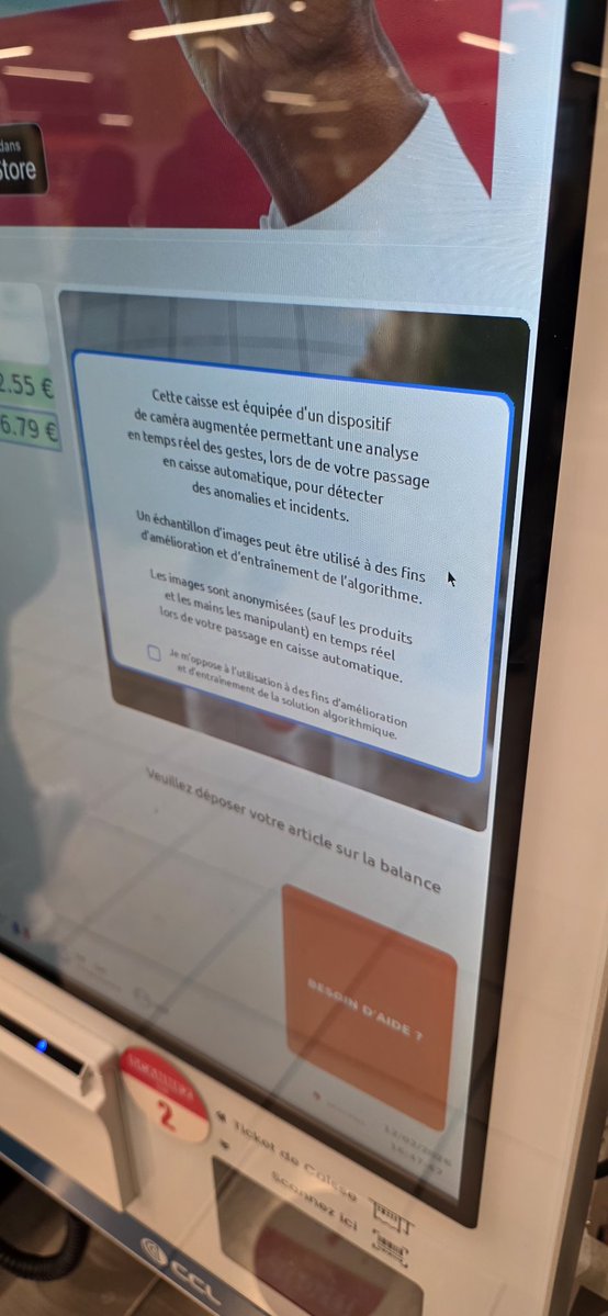 _SaxX_'s tweet image. 🚨🔴🇫🇷 MAIS C'EST GRAVE CE QUE FAIT MONOPRIX !

Tjrs aucune réaction de MONOPRIX qui continue d'utiliser un dispositif de caméra augmentée avec une analyse grâce à de l'intelligence artificielle ! 

Mais le pire dans ça, le message a changé ! Maintenant, l'enseigne garde  des…