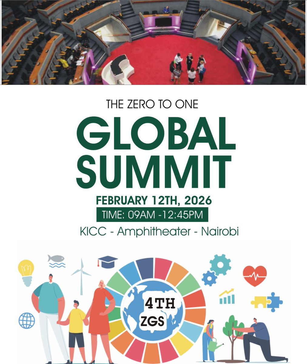 We ( <a href="/254Leaders/">Future Leaders 254</a> )  attended the #ZeroToOne Global Summit at the Kenya International Convention Centre (KICC)
Where conversations revolved around Food Security, Economic Empowerment of CBO's and launching of the CBO-Donor's portal