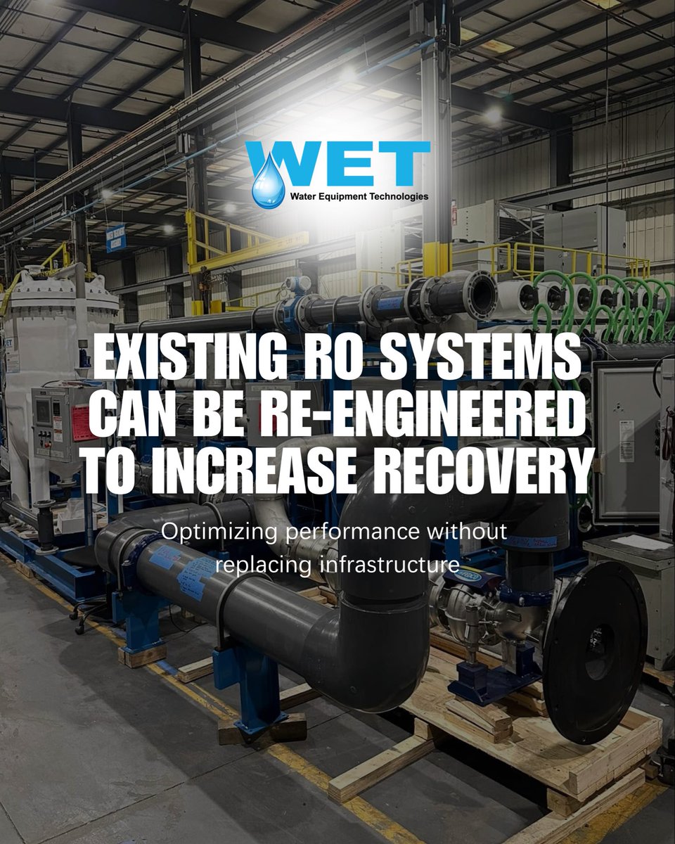 MCI WET engineers can review your existing RO system and offer modernization options that increase performance and add remote monitoring capabilities.

Turning aging systems into long-term solutions, that's what we do.

#MCIWET #MCI #ReverseOsmosis #WaterTreatment #ROSystems