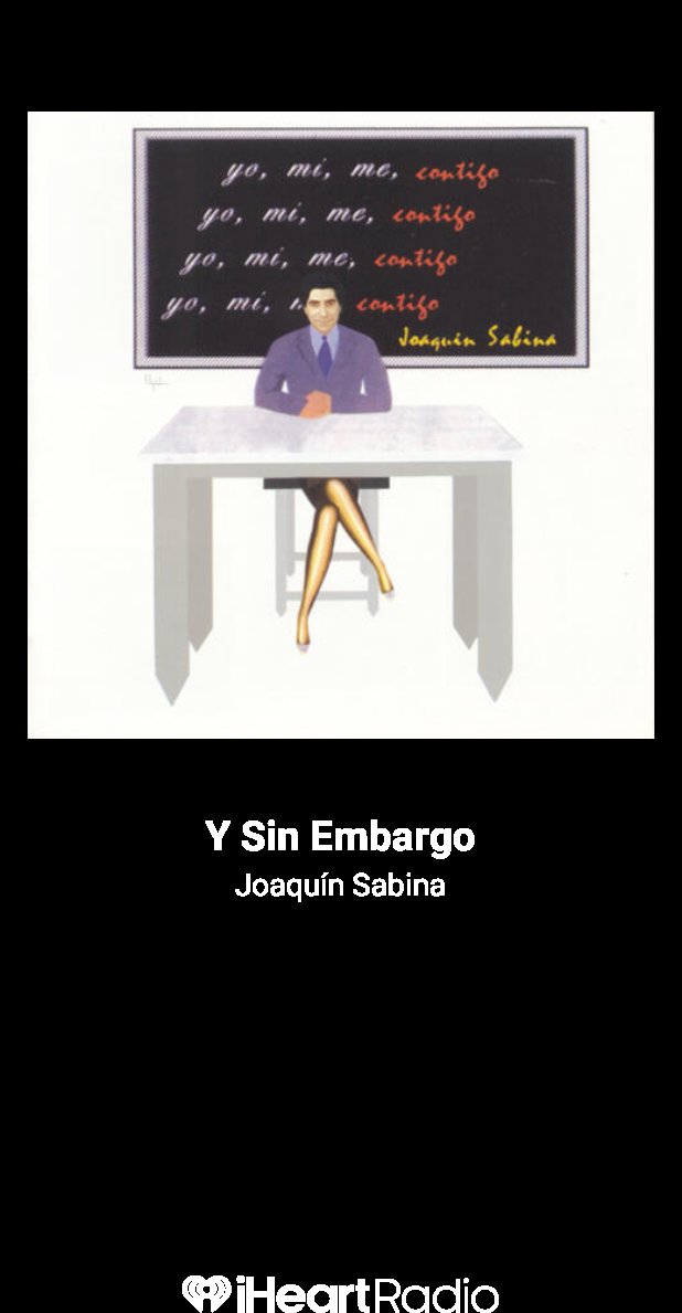 Y me envenenan los besos que voy dando
Y sin embargo cuando duermo sin ti
Contigo sueño.......🎶🎶
Súbele a esa rolotaaa del Maestro Joaquín 👏🏽👏🏽👏🏽#Lunaalaire <a href="/LunaOlivia/">Olivia Luna ✨</a> <a href="/ruidoblancofm/">Ruido Blanco FM ⚡️</a>