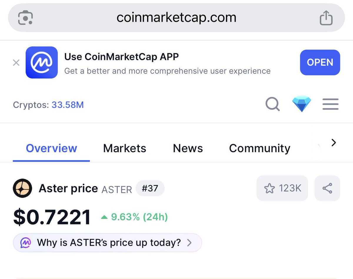 Still buying $ASTER