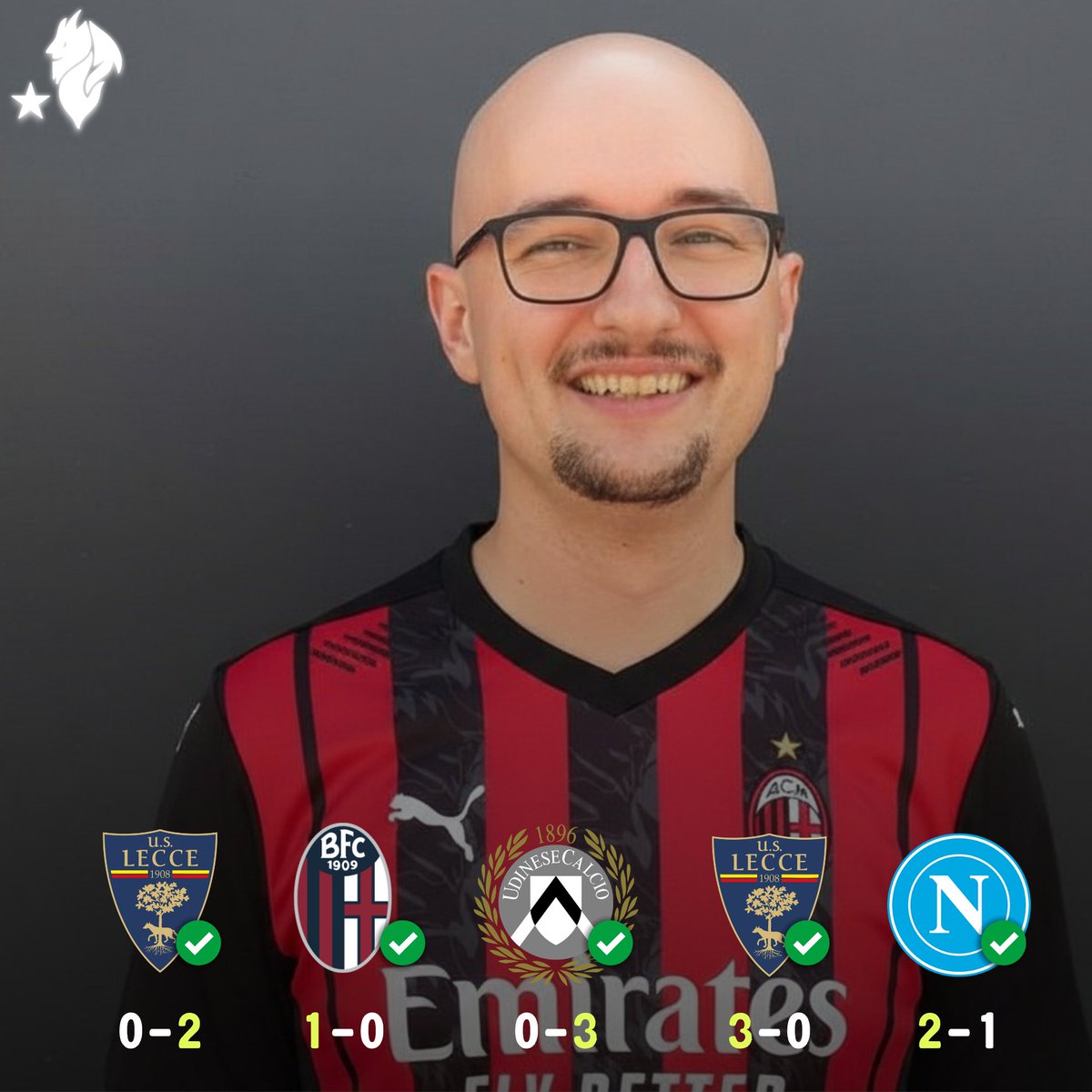 💇🏻‍♂️ Frank Ilett si fuese Hincha del AC Milan se hubiese rapado en Noviembre tras las 5 victorias consecutivas del Rossonero 👹 . . .