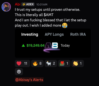 ABTradess's tweet photo. I am blessed to be able to do this. 
Another $20k day... 
I am starting to see this a bit more consistently now. 

I truly am grateful. https://t.co/jD0J1ZhkBl