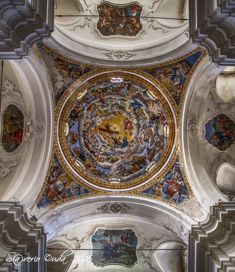 ArteCalabria's tweet photo. Immenso barocco della chiesa del Ritiro a Mesoraca (KR), in questo luogo sacro del 1765 circa si ammira anche la cupola più affrescata di #Calabria e la seconda del Sud #Italia.
#arte #beauty #heritage #baroquestyle #south #Italy #place #Discovery #place #fresco #art #photos https://t.co/7L75kEr1gf