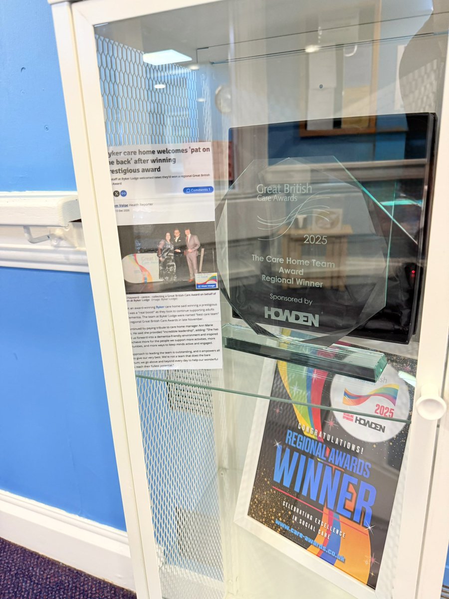 NBykerLodge's tweet photo. Doesn’t our award and certificate look fab displayed in our foyer? 🏆✨
We’re still so proud of winning the Regional Best Team Award such an incredible achievement and a true testament to our amazing team’s hard work and dedication. Here’s to continuing the success! 💫 #ProudTeam https://t.co/60iqpngZIx