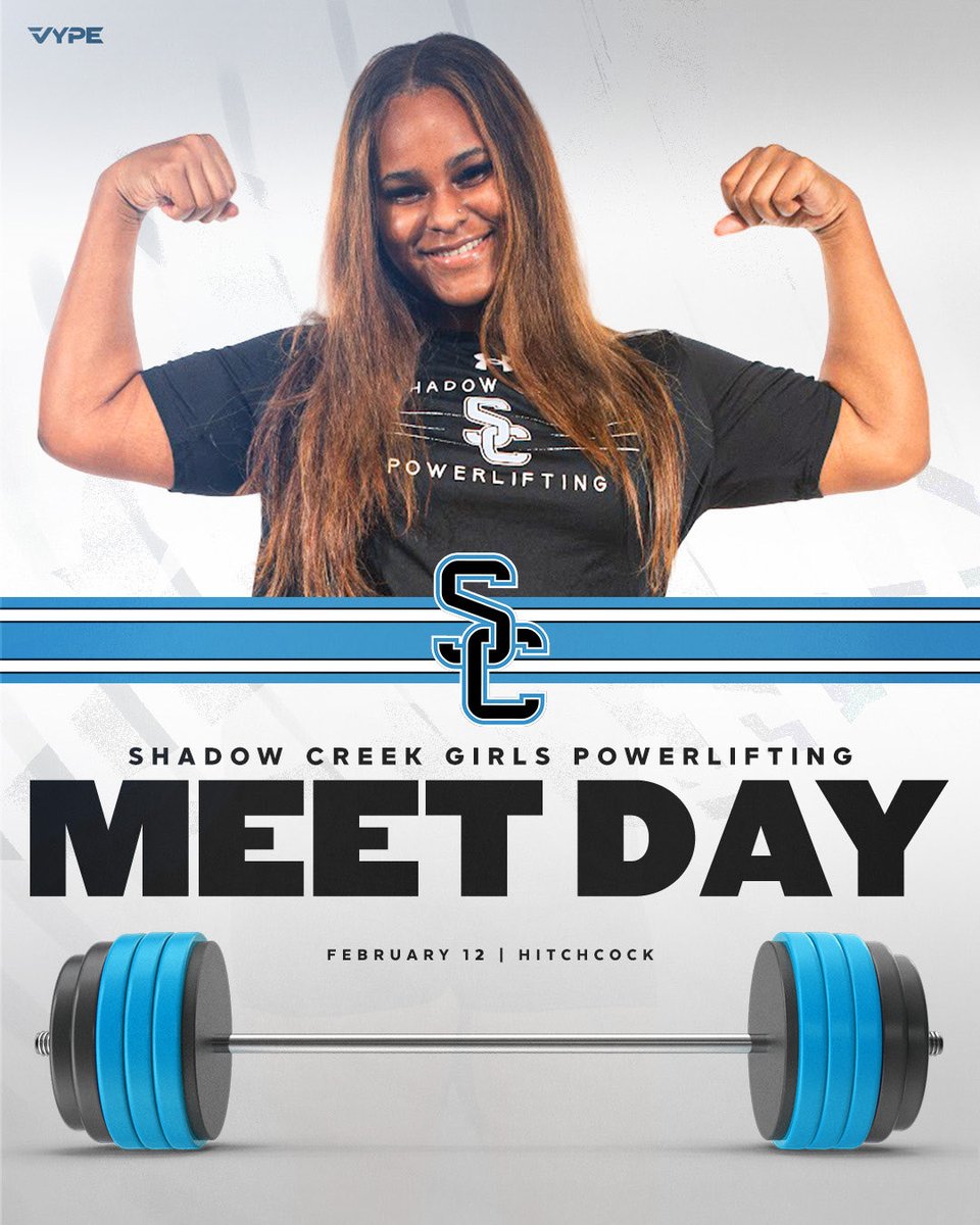 SCPowerlifting's tweet photo. BARS LOADED at 4:30 TODAY 
Hughes Gym, Hitchcock @ShadowCreekHS @vypehouston https://t.co/unX0IViwuq