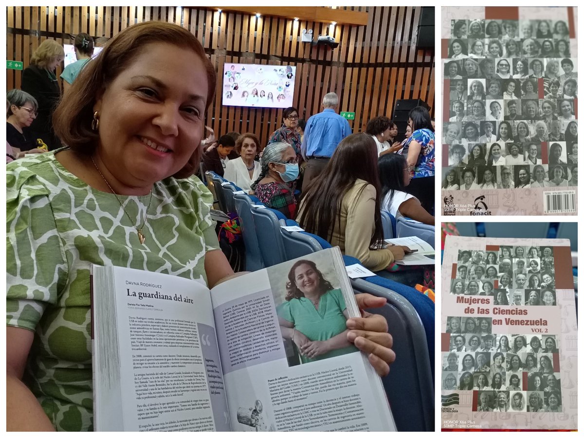 La Profesora Davna Rodríguez, Ingeniera Química egresada de la Universidad Simón Bolívar (USB), fue homenajeada en el marco del día de la mujer en la ciencia por estar incluida en el  2do Vol de las 100 Mujeres de la Ciencia en Venezuela.#Campusb #Usbve #Prensausb