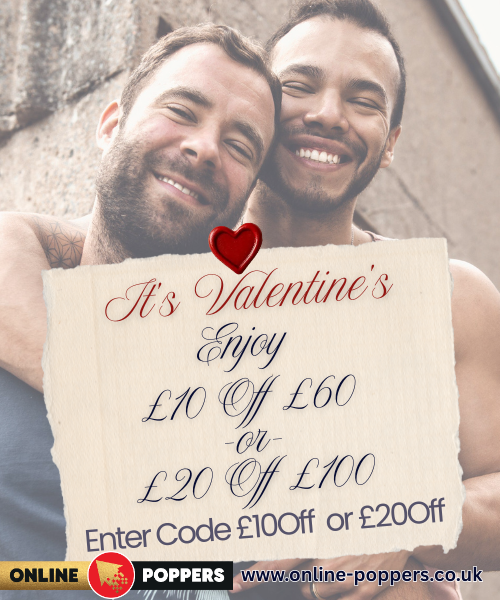 Enhance your Valentine's Day with Online Poppers!
Enjoy £10 off when you spend £60 or £20 off when you spend £100.
Don't miss out on these sweet savings!
Follow the Link
bit.ly/O-P-U-K
#ValentinesDay #OnlineShopping