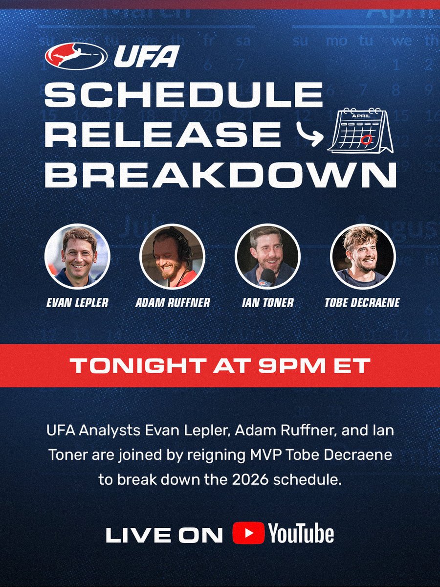 Ultimate Frisbee Association 🥏 UFA tweet media