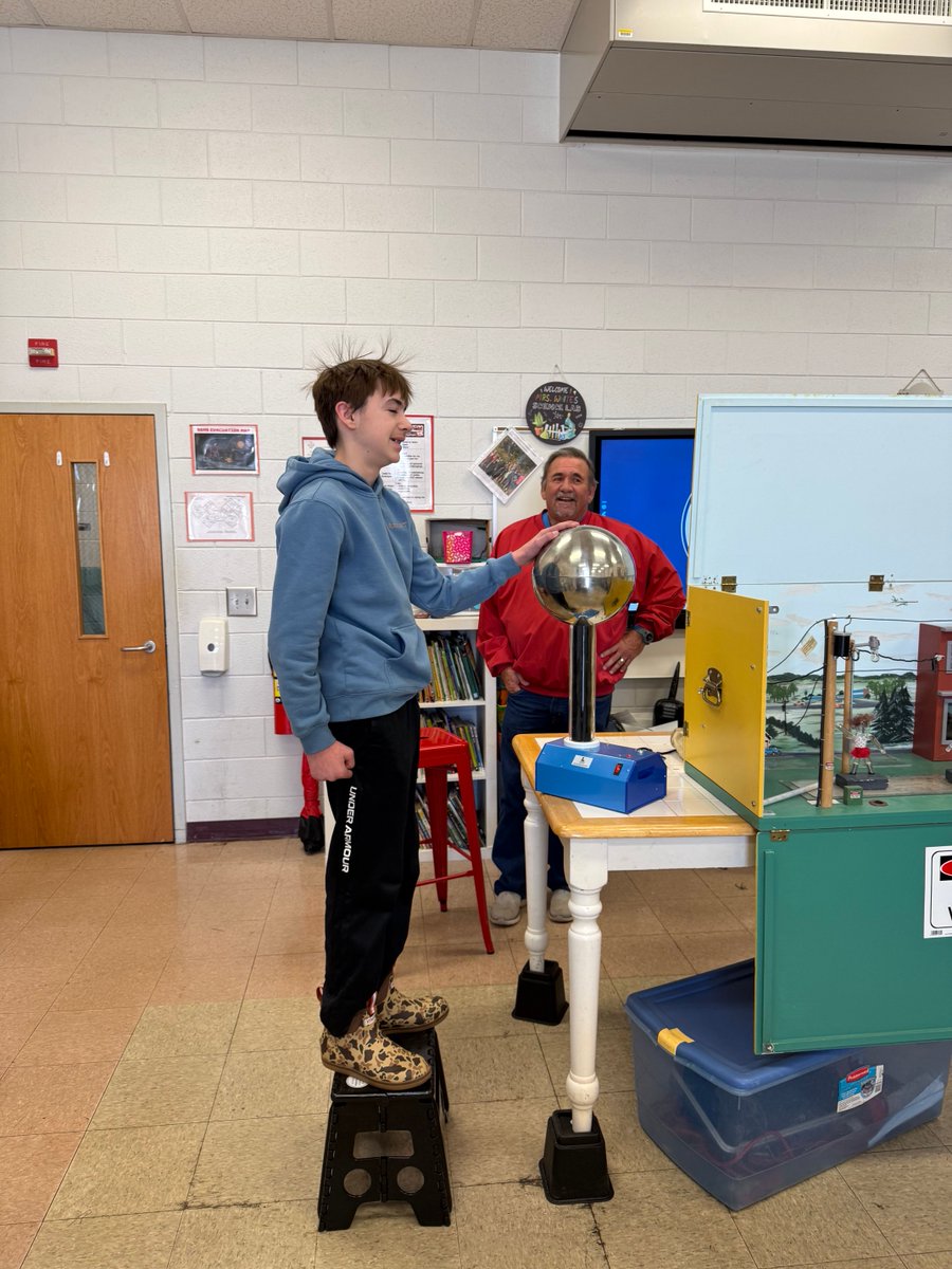 We’re at South Stanly Middle School delivering a High Voltage Demonstration! Our team is showing students how powerful electricity can be and more importantly, how to stay safe around it. These demonstrations are eye-opening, educational, and potentially lifesaving.