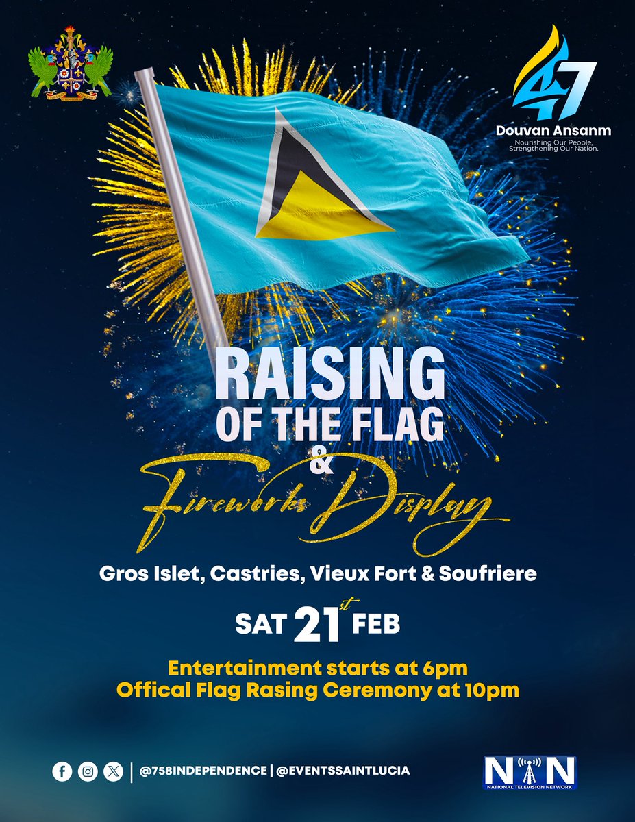 Saint Lucia Independence 🇱🇨 tweet media