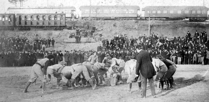 GAFollowers's tweet image. Today marks 134 years since the first Georgia vs. Auburn football game. 

The game took place at the Active Oval in Atlanta, and Auburn won 10–0, kicking off what would become the legendary “Deep South’s Oldest Rivalry.