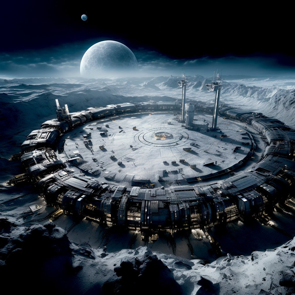 Unique930's tweet image. QT or Share your SciFi Art
“Moonbase 2050”
#AIart #moonbase #scifiart #scifi #aiartcommunity