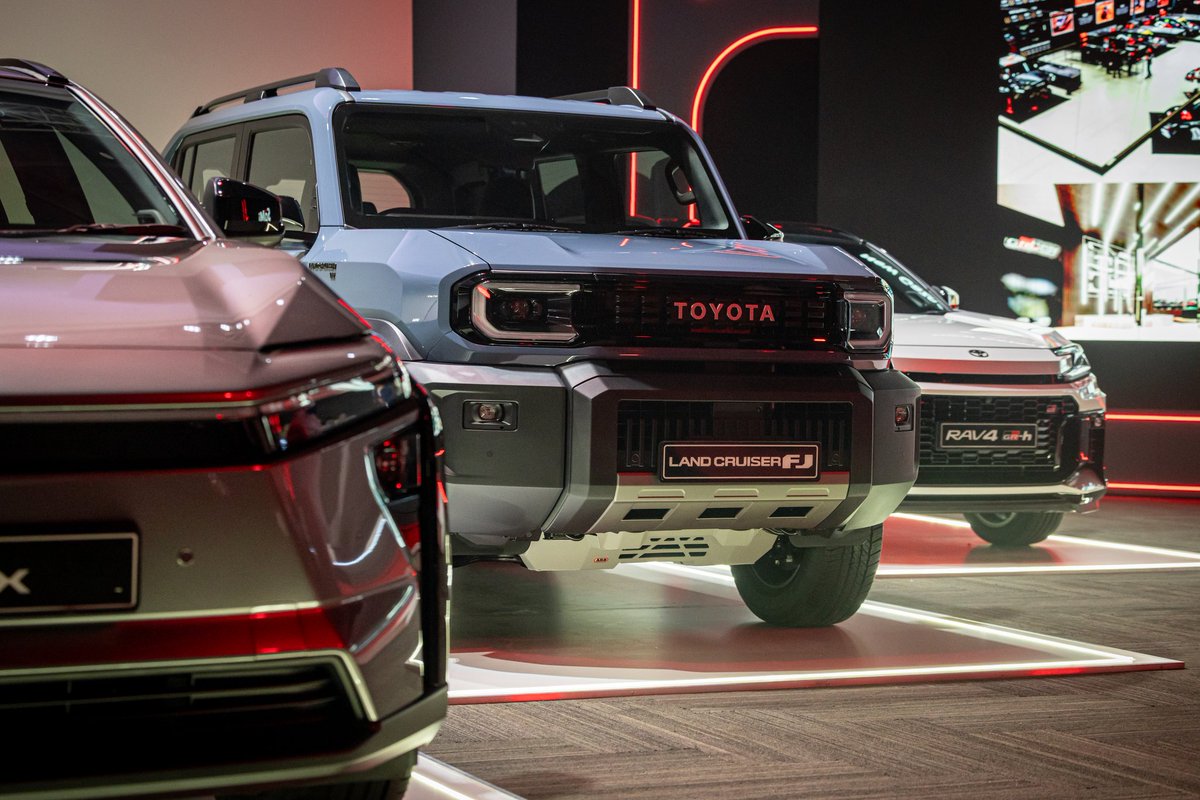 ToyotaSA's tweet image. From bold designs to hybrid &amp;amp; electric innovation, the future of mobility was on full display at #SOMI2026

Missed it? Catch the full experience on YouTube: youtube.com/live/GXnyY5PA8…

#SOMI2026 #FutureOfMobility