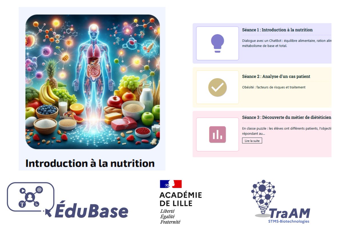 Enseigner les Biotech et STMS avec le numérique tweet media