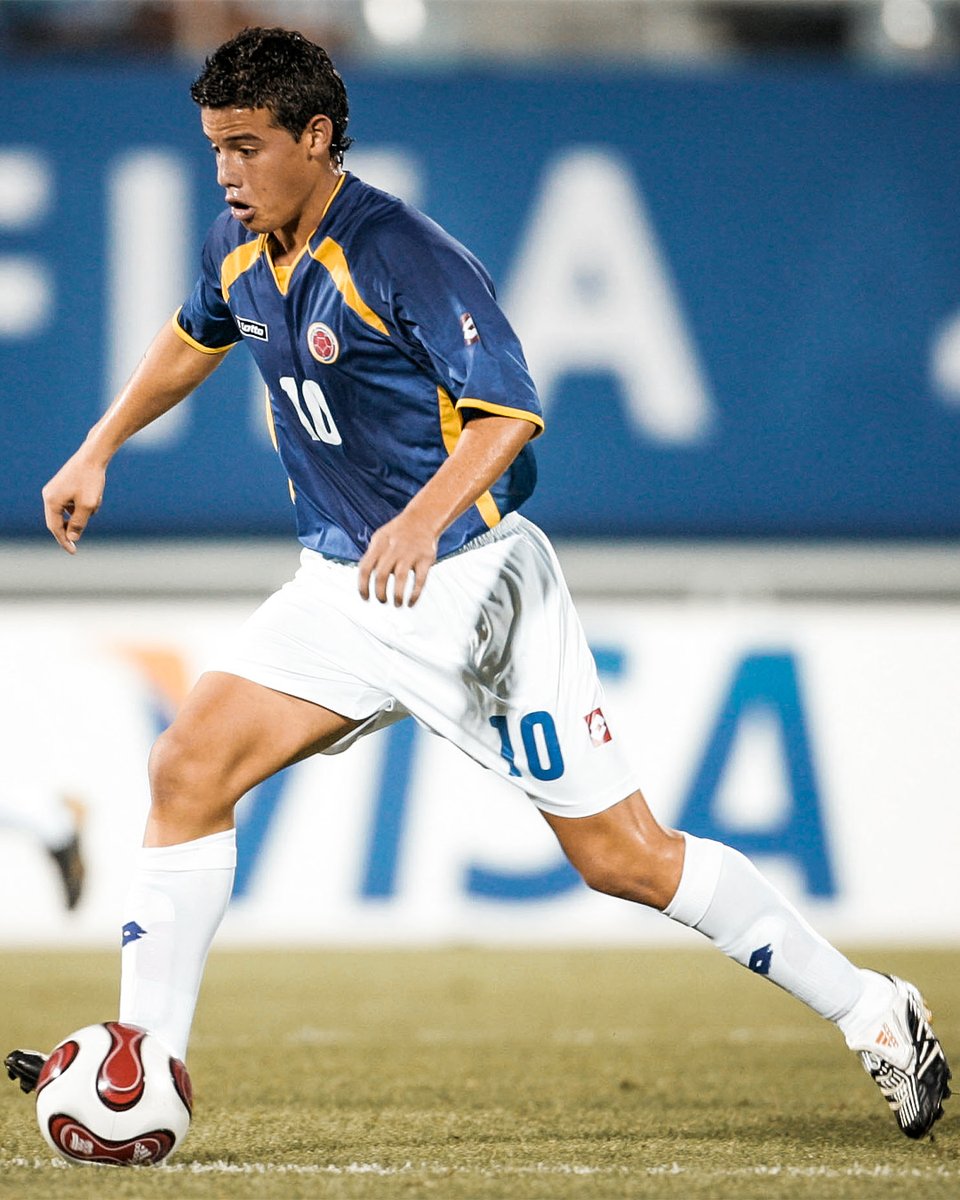 James Rodriguez with Colombia at the 2007 U-17 World Cup 🧑🇨🇴