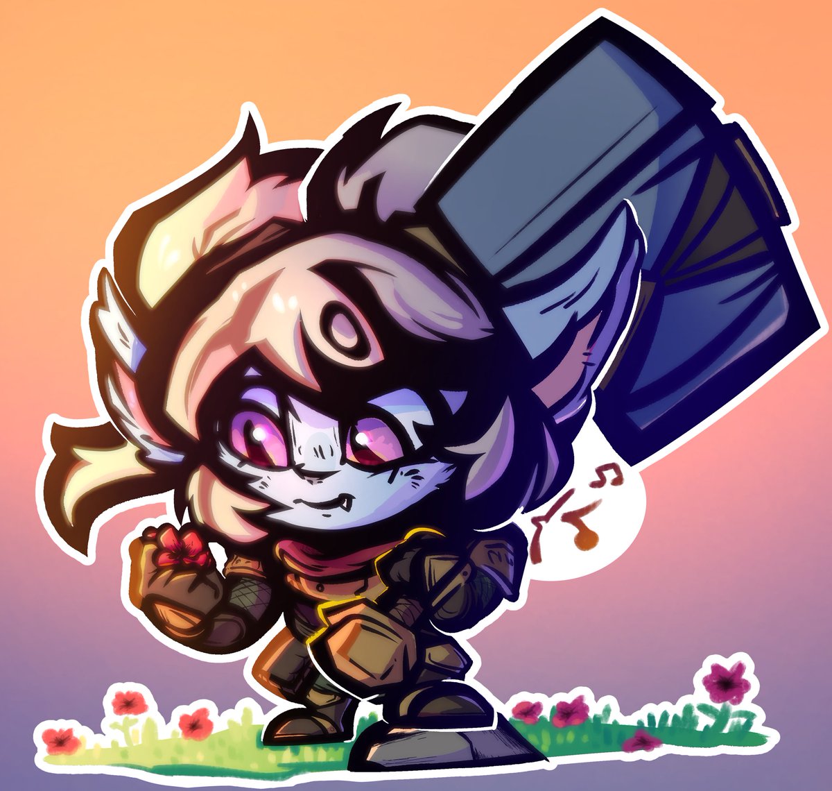 I kinda wanted her to match with Vex lol
#ArtofLegends #Poppy