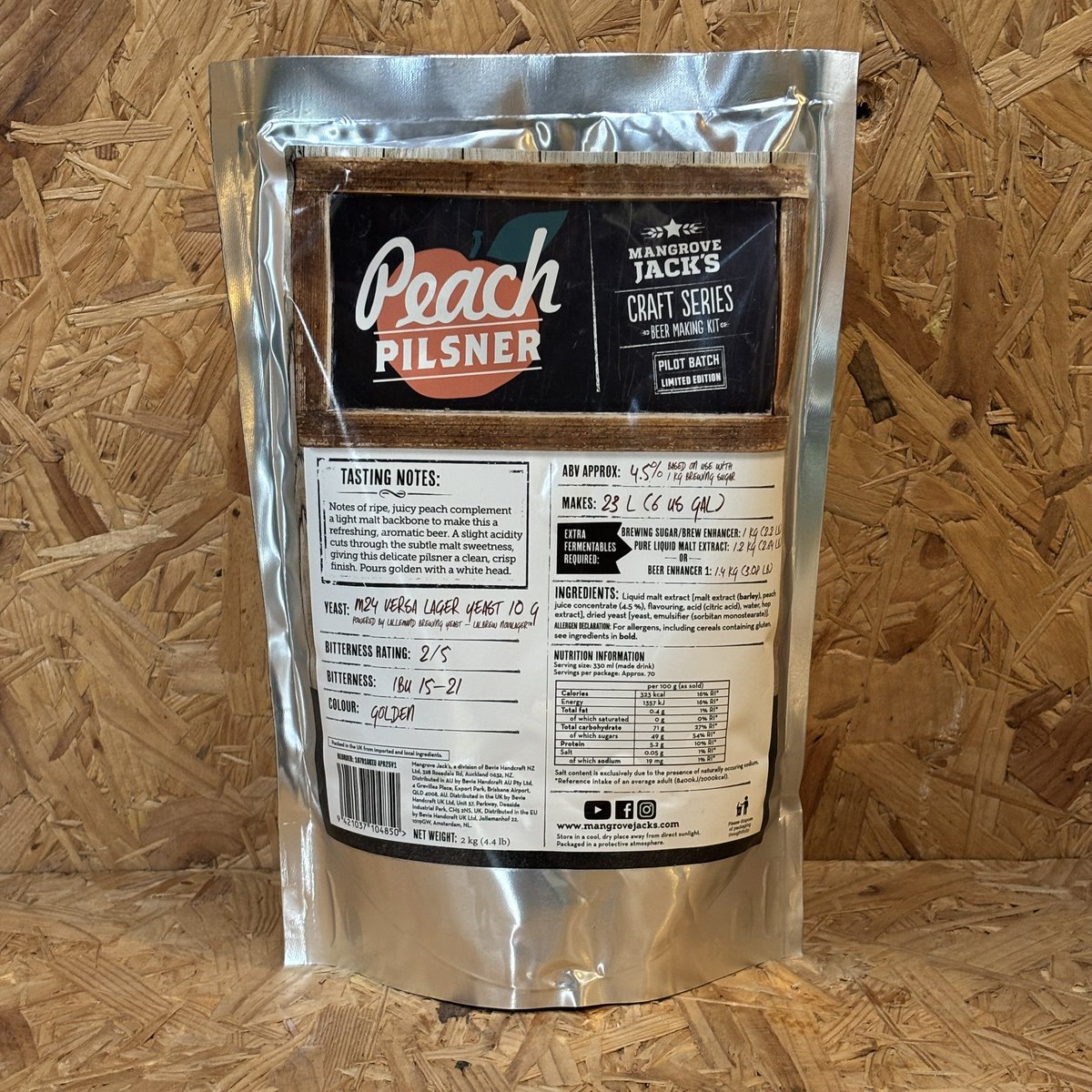 If you like Jubel Peach lager, then you’ll love Mangrove Jacks Peach Pilsner - brewbitz.com/products/mangr…

#beerkit #lagerkit #jubel #peach #homebrew #🍑