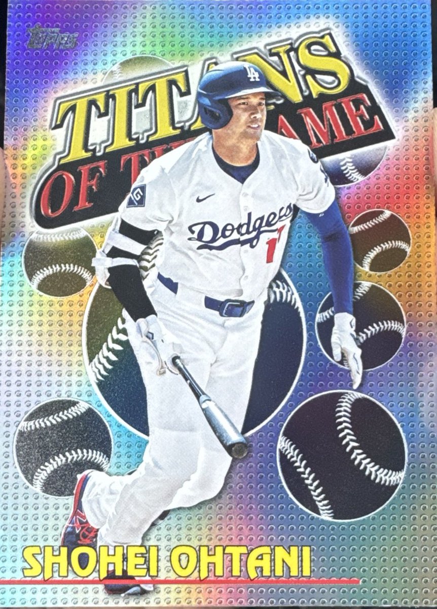 🚨Shohei Ohtani Giveaway!🚨
Thrilled to give away this Shohei Ohtani Titans Insert Holo from 2026 Topps!
Winner Drawn Feb 19!

To enter:

Follow ✅
Like ✅
Retweet ✅

BONUS: Follow us on <a href="/Whatnot/">Whatnot</a> @ShotimeSportsCards and post a screenshot for a shot at a massive discount code!