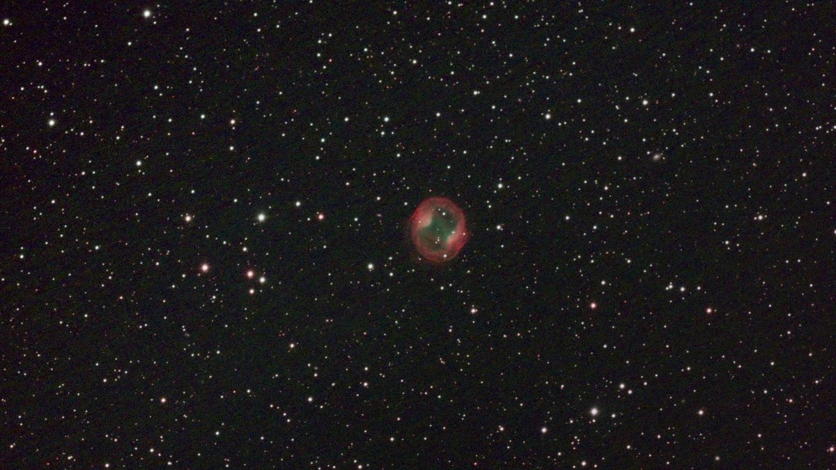 都会のおうちで天体写真
ヘッドフォン星雲(PK164+31.1)

セレストロン RASA8
VIXEN  SXP赤道儀
ToupTek ATR585C(-20℃) 
ゲイン200　露出3分x79枚をステライメージ10でコスミカット加算合成
IDAS GNBフィルター使用
StellaVitaで撮影、オートガイド
撮影地：名古屋市中川区 

#都会で天体写真