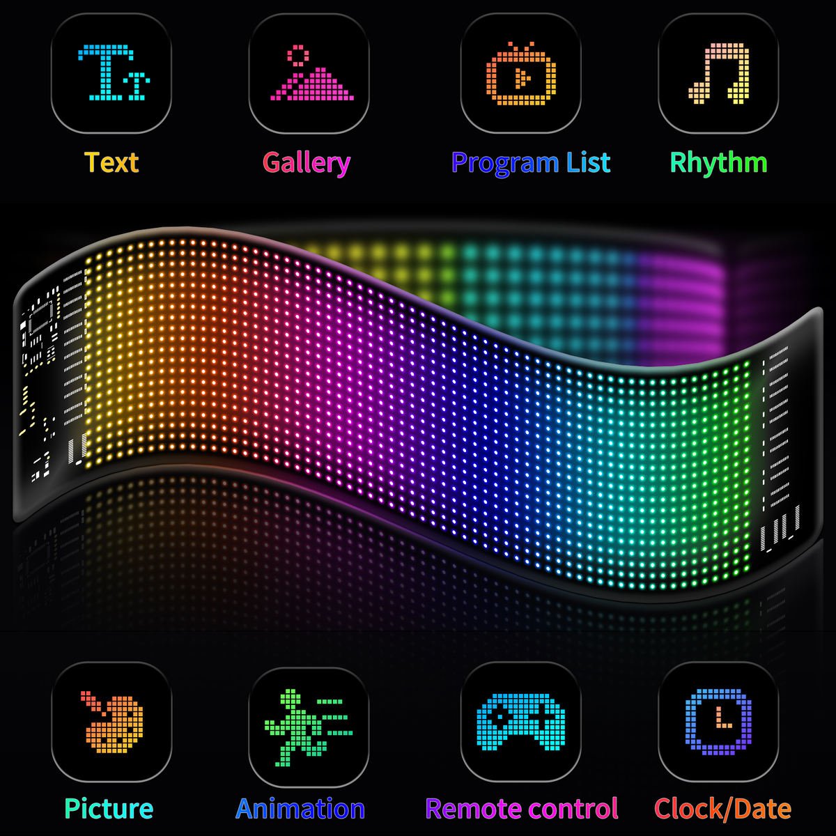 GlobalPromo_LLC's tweet photo. Capture attention. Drive foot traffic.

FlexGlowSign programmable LED displays unlock infinite designs, custom text, graphics, &amp; animations updated at the press of a button. Flexible roll-up design for easy storage &amp; reuse. Waterproof. Make your brand impossible to ignore. https://t.co/RMK3G3DWcB