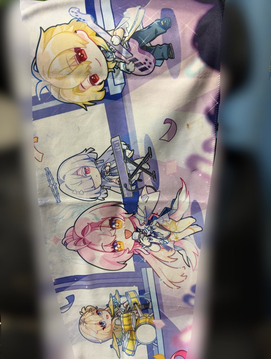 鳴潮ライブで手に入れたタオルが絶妙なサイズで使い所に困るから、洗顔