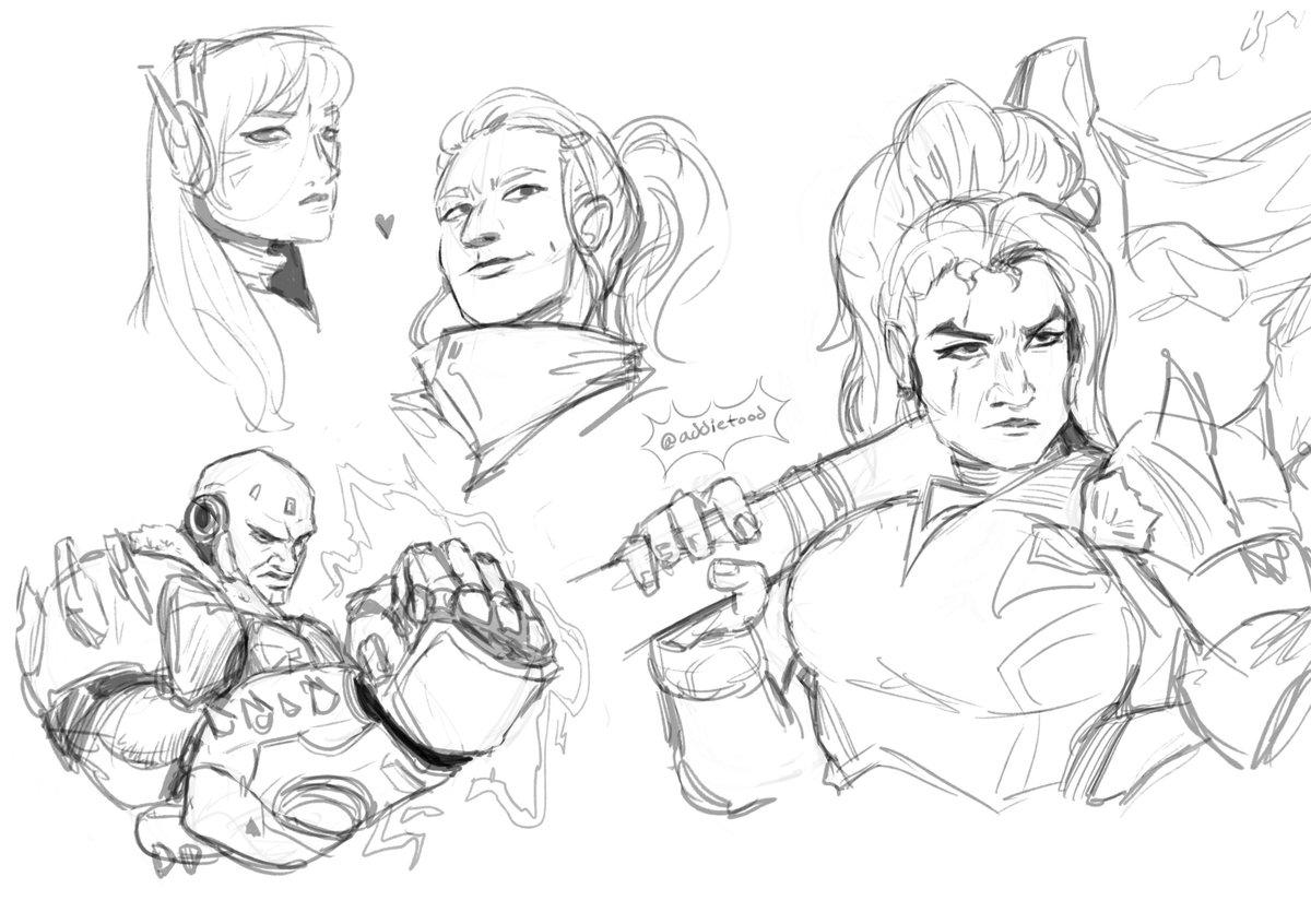 addietood's tweet photo. #overwatch doodles in class :P https://t.co/ThDfCRtEJX
