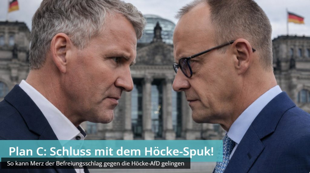 Die Umfragewerte stagnieren, die Basis kocht. Experten wie Ole von Beust warnen: Entweder die Union spaltet sich an der #AfD-Frage, oder sie wird zur Abrissbirne für die Blauen! Die Rettung heißt „Plan C“: Den vernünftigen Kern herausschneiden und die extremistischen Ränder der