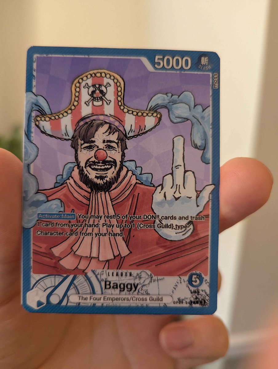 Huge shout out to Moss from <a href="/SabaodyShowdown/">Sabaody Showdown</a> , for hooking me up with a custom of the best leader in the game 🥹🥹. Turned out so insane , so much talent! 

Please do check out his server where he takes commissions discord.gg/nQC35B8nb , absolute legend!