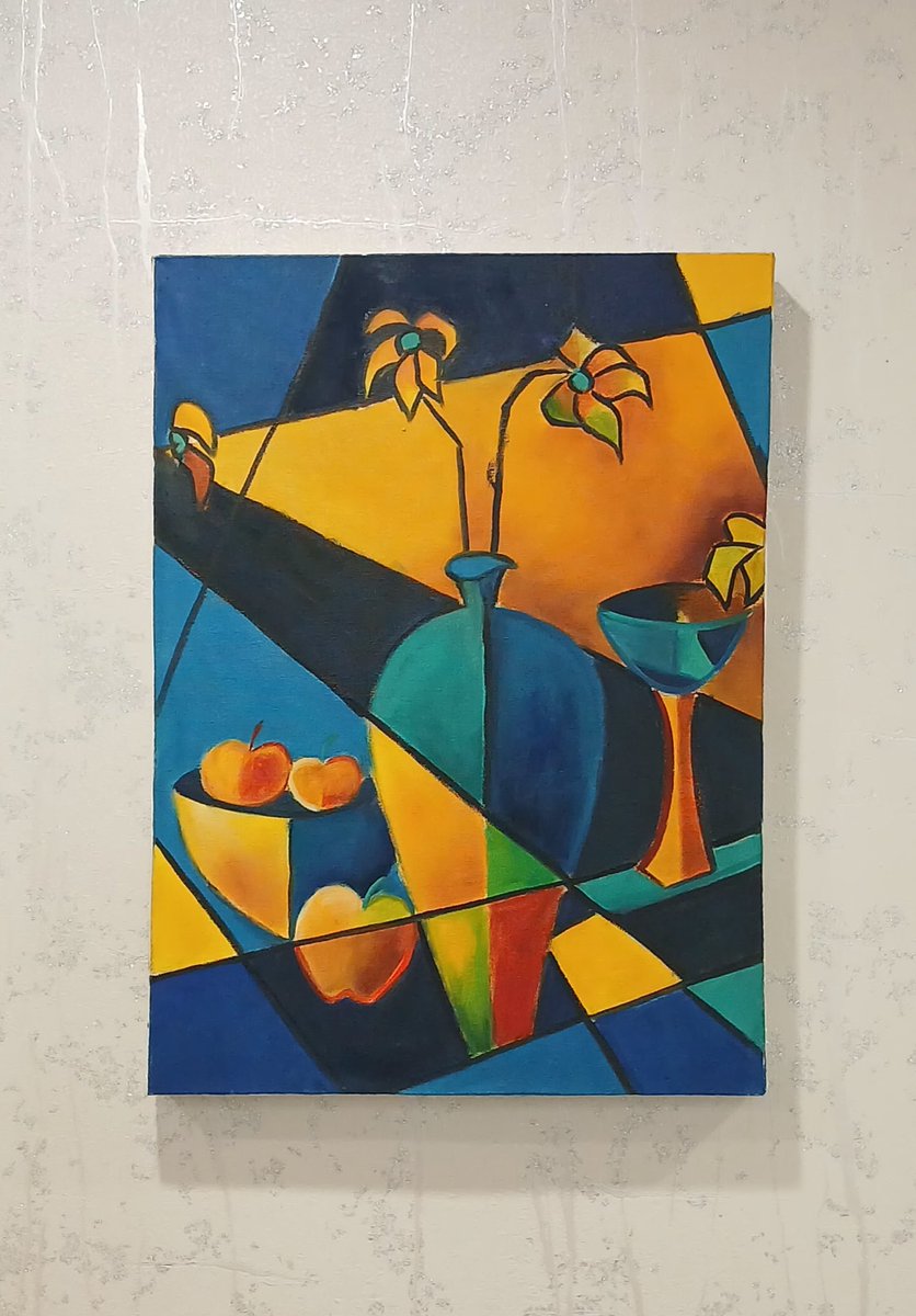 این دو اثر در ابعاد‌30*40و ‌40*60
به فروش میرسد
تکنیک تماما رنگ روغن و کار دست
قیمت بسیار مناسب
🖤