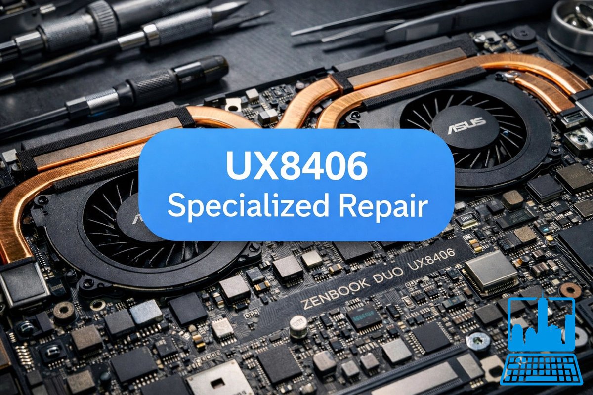 NYComputerHelp's tweet photo. ASUS Zenbook Duo (2024, UX8406) technical repair. Expert hardware diagnostics and in-house service for complex internal systems. Free diagnostics available.
https://t.co/aFSOWzYOjK
#ASUS #ZenbookDuo #TechRepair #DualScreen #NYCtech https://t.co/rCU073e4J0