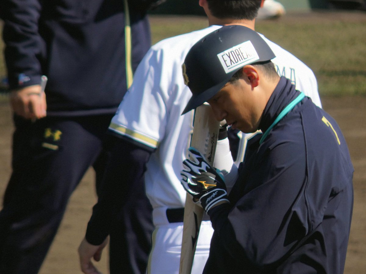 2026.2.12 宮崎キャンプ バットに話しかける龍馬さん✨ #西川龍馬