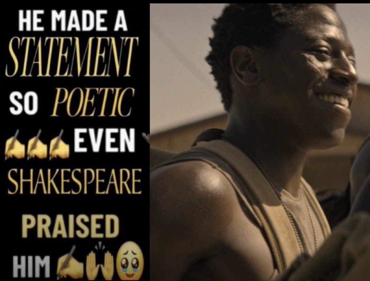 gladbloods's tweet image. “Just go on dancing with me like this forever, compadre, and I’ll never tire. We’ll scrape our shoes on the stars and hang upside down from the moon”