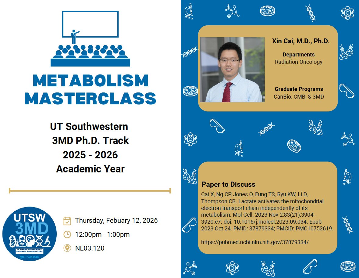 UTSW 3MD Graduate Track tweet media