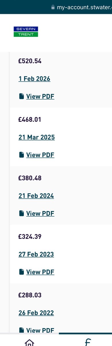 Water bills have almost doubled since 2022 🤬 I call bullshit !