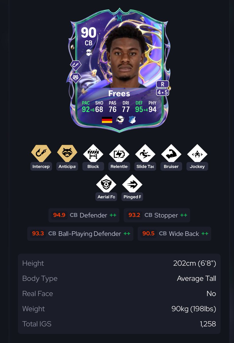 mellowhigh___'s tweet photo. @KillerFutCoins 6’8 with 99 strength https://t.co/YWwmTxENcz