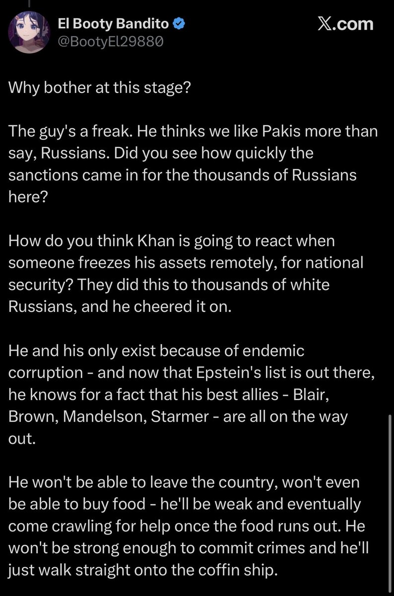 A normal day here on <a href="/X/">X</a> where for the 33rd time this week someone has threatened mass murder 🙃🙃🙃🙃🙃🙃🙃🙃🙃🙃

When you say you aren’t racist, I’ll believe you. But look at the people in your movement. This app has been mass radicalisation beyond comprehension. 

Blimey lads.