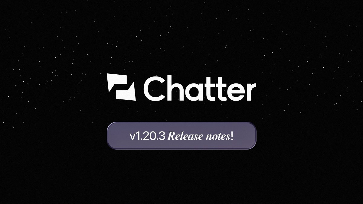 Chatter (formerly Chatter Wallet) tweet media