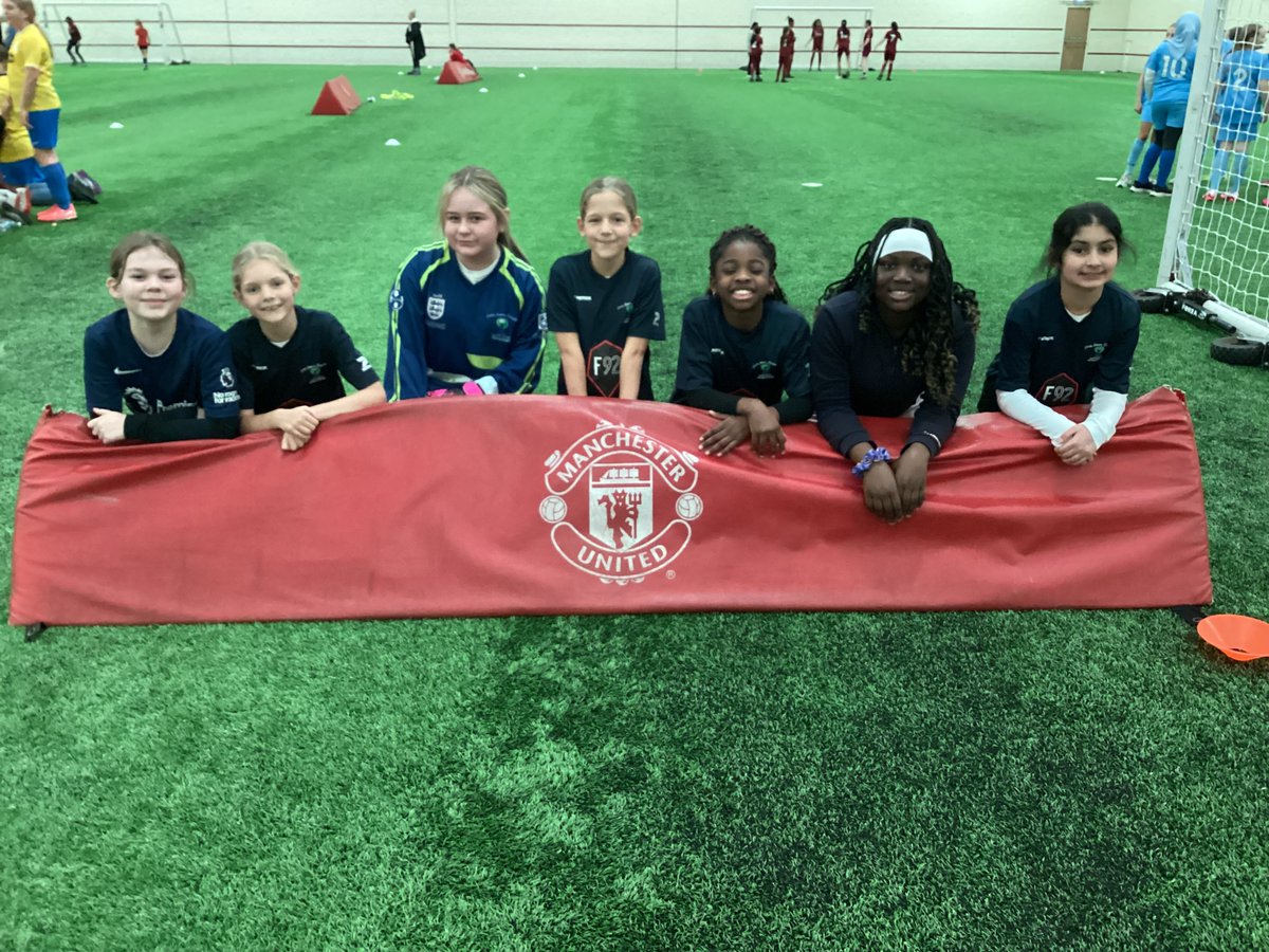 So proud of these girls today. The improvement in each game was unbelievable. They gave it their all and we couldn’t have been prouder. <a href="/MU_Foundation/">Manchester United Foundation</a> #letgirlsplay #girlsfootballinschools