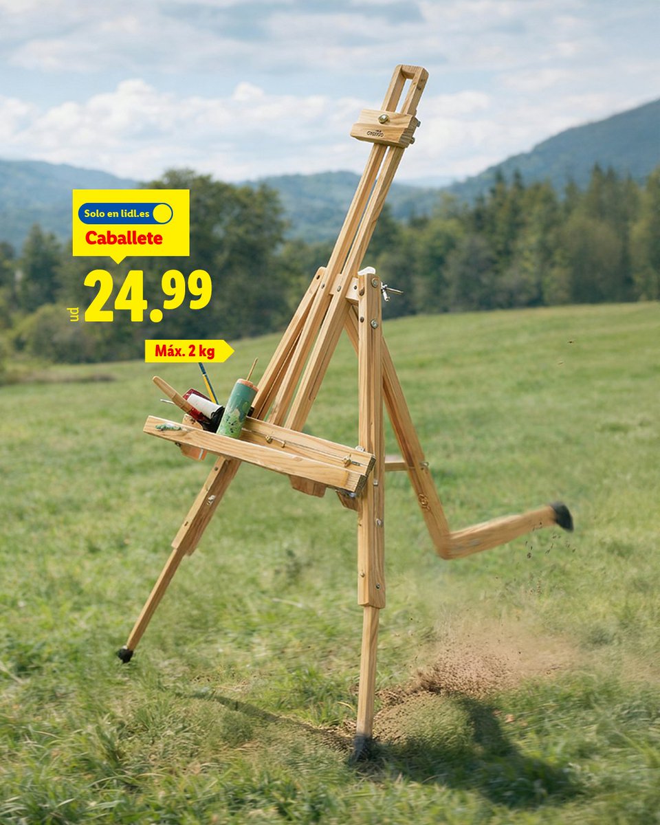 Caballete desbocado.