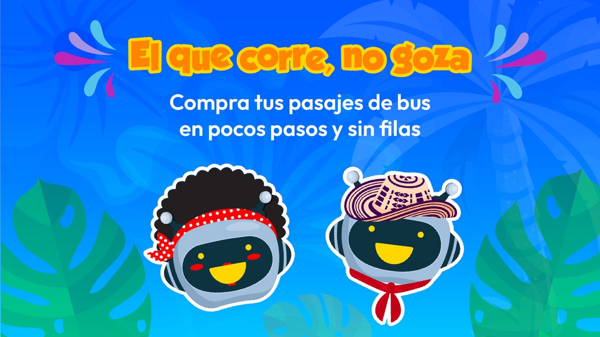 🚍💃 Este Carnaval de Barranquilla, empieza planeando tu viaje en bus.
Compra hoy tus pasajes con Pinbus.com y gózalo de principio a fin.
