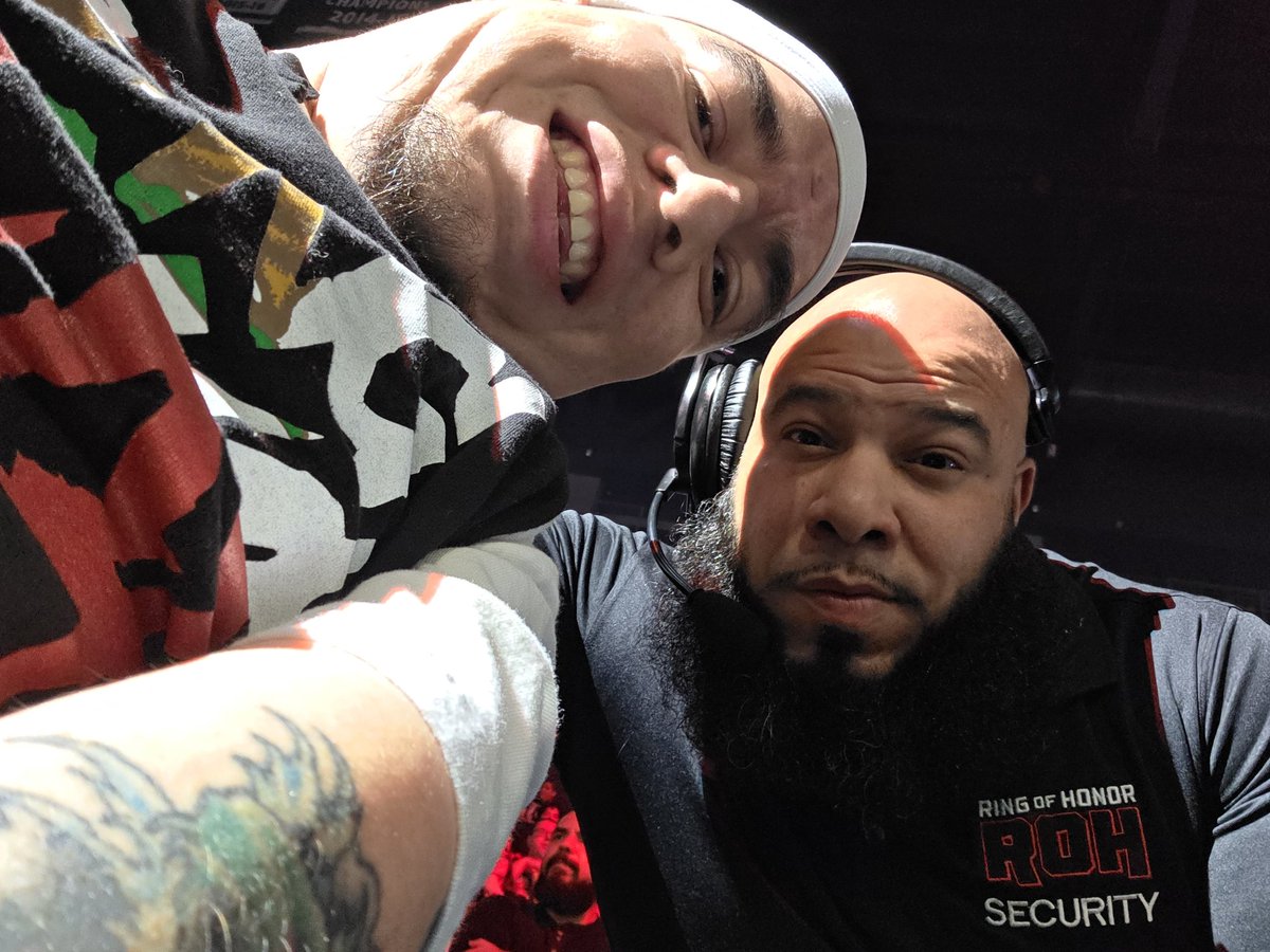 Shout out to <a href="/Play_Beastie1/">Play Beastie</a> for making me feel safe again at the show #AEWDynamite