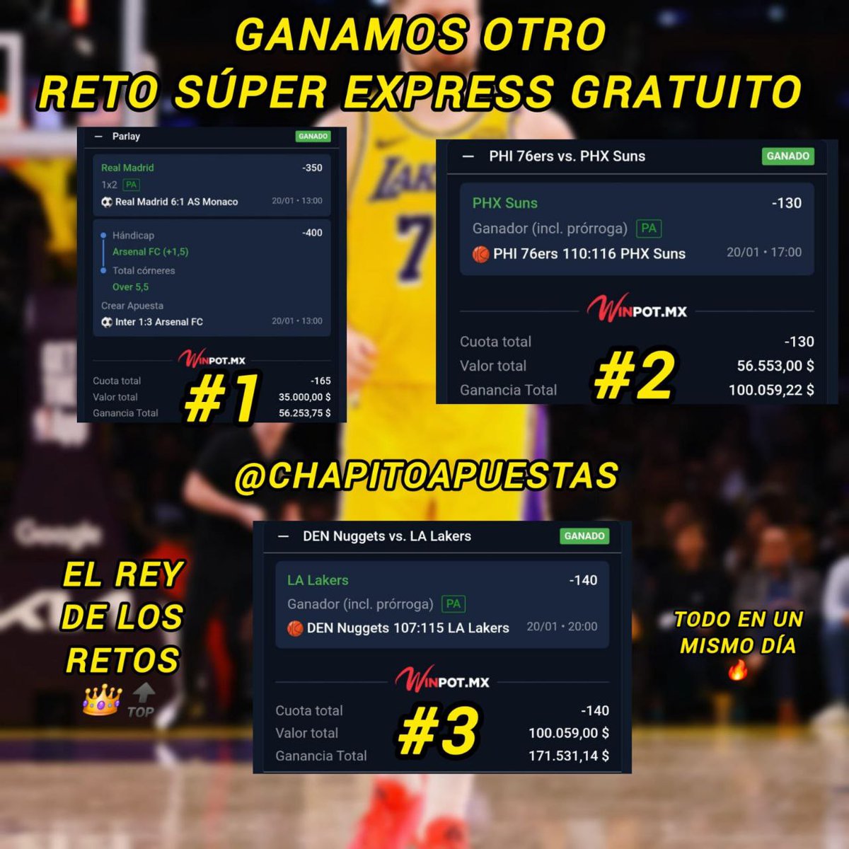 EL CHAPITO (Apuestas Deportivas) tweet media