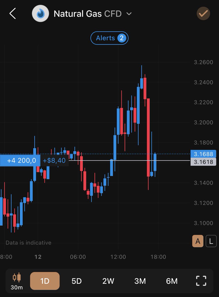 natgasspot's tweet photo. A beautiful long squeeze by the big players. EIA report triggered a bullish surprise → initial spike, then a pullback, but momentum remains strongly bullish. Long position now at 3.16.  #natgas #naturalgas $NG #trading #ai #aitrading #capital #spot #signals $NatGas https://t.co/bFMFAGMUt6