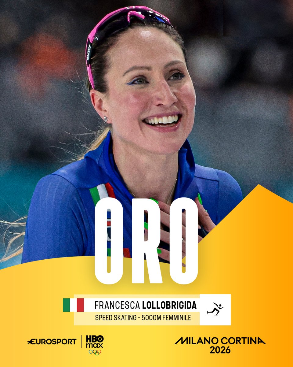 Eurosport_IT's tweet image. 𝐋𝐎𝐋𝐋𝐎𝐁𝐑𝐈𝐆𝐈𝐃𝐀 𝐀𝐍𝐂𝐎𝐑𝐀 𝐎𝐑𝐎𝐎𝐎𝐎𝐎𝐎𝐎𝐎𝐎𝐎𝐎🥇🥇🇮🇹

Francesca compie un’impresa e trova un clamoroso bis. Dopo la medaglia d'oro con record olimpico nei 3000m, centra anche il gradino più alto del podio nei 5000m, conquistando così la quarta medaglia…
