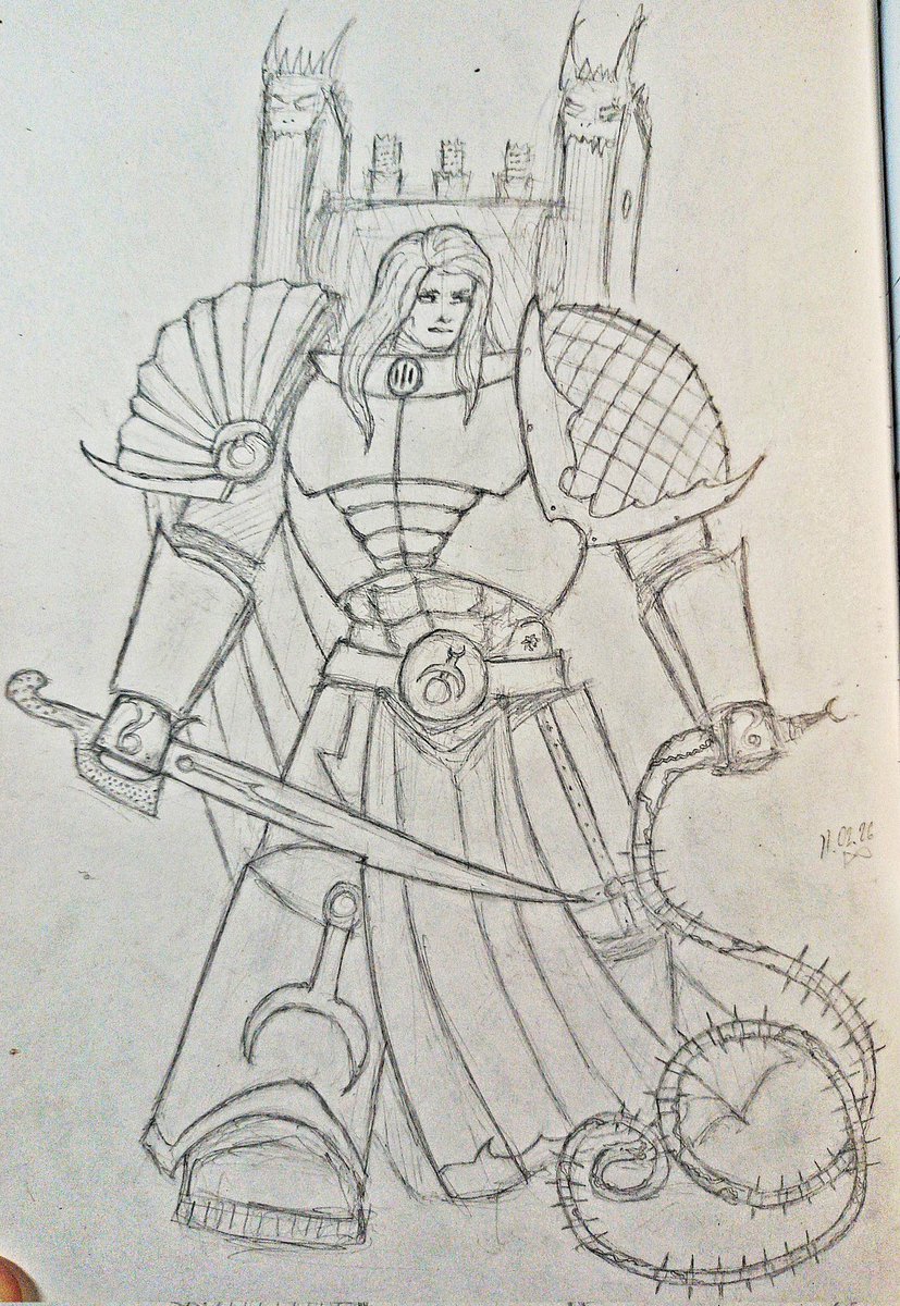 Portrait of Mortarion and Emperor's Child. 
What happened on мonday, where did so much activity come from