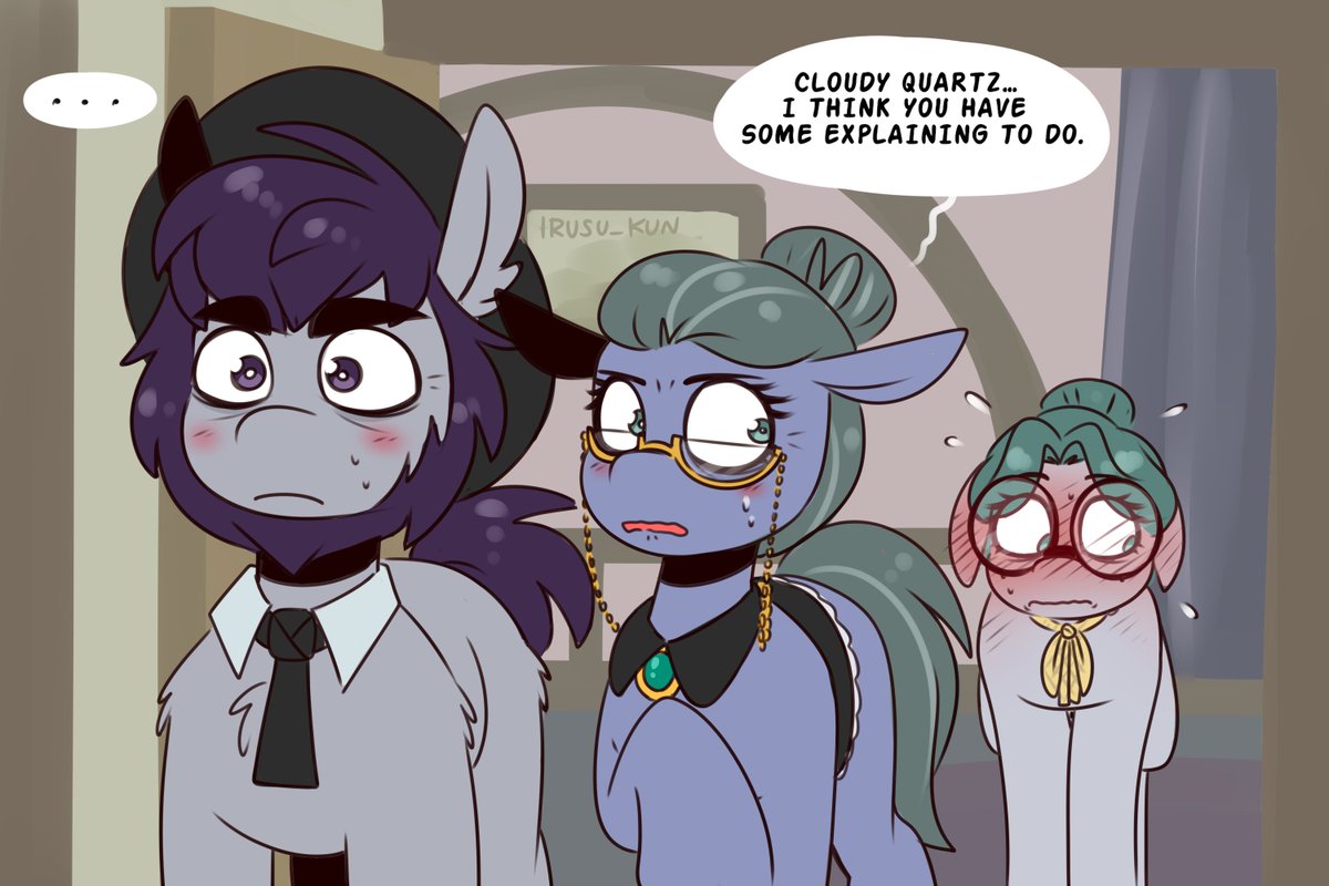 What a respectful young stallion~