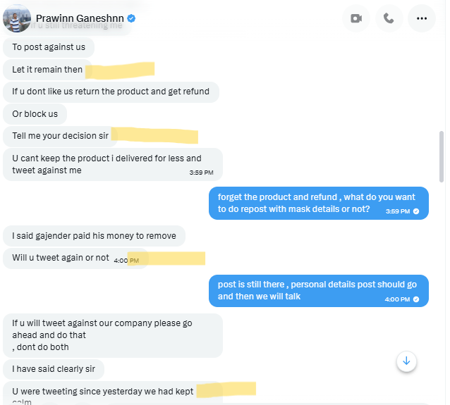 Let me further expose the criminal mindset and dangerous behaviour of <a href="/PrawinGaneshan/">Prawinn Ganeshnn</a> with clear evidence.

When my personal address was posted publicly from their official account wintrackinc, I first assumed it might be a mistake by someone from their team and reached out