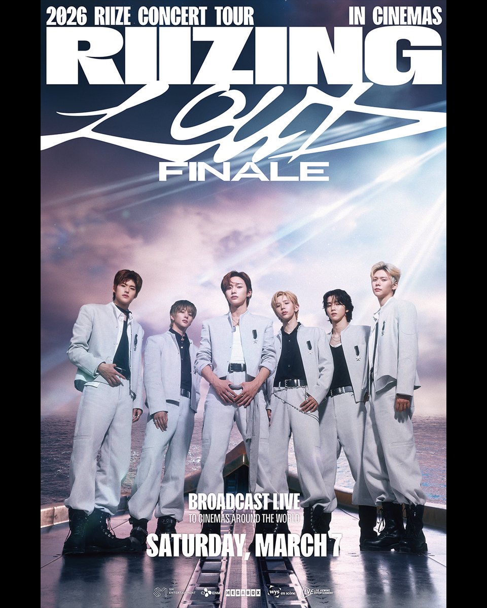 OFFICIAL POSTER

2026 RIIZE CONCERT TOUR [RIIZING LOUD] FINALE IN CINEMAS
Penutup spektakuler dari tur dunia pertama RIIZE yang telah memukau 21 kota di berbagai belahan dunia!

2026 RIIZE CONCERT TOUR [RIIZING LOUD] FINALE IN SEOUL
Rasakan gemuruh sorakan para penggemar dan